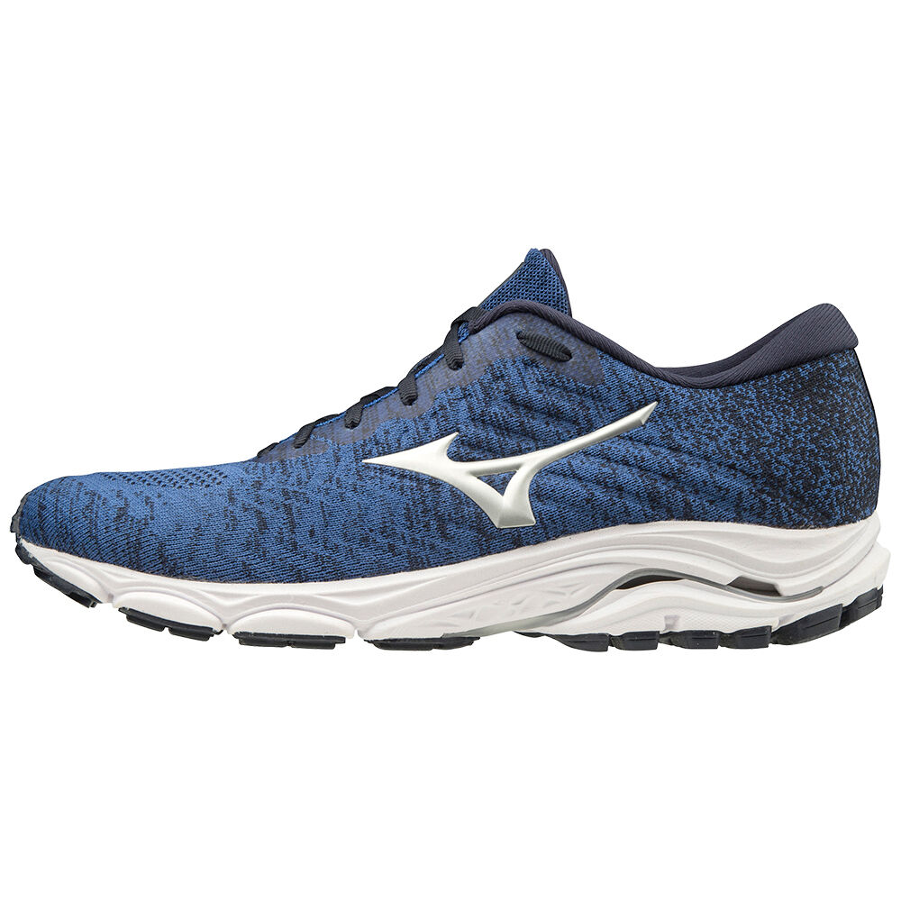 Panske Bezecke Topanky Mizuno Wave Inspire Waveknit Námornícka Modrá Vypredaj LWKP54681